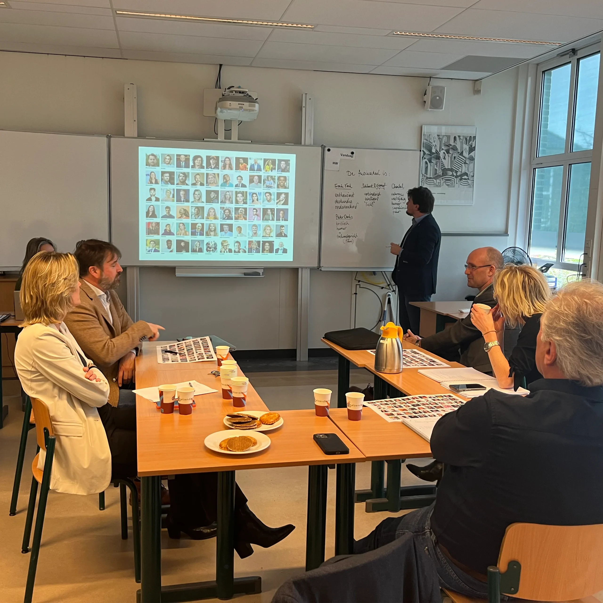 Co-creatieve sessie bij Mezzo Scholen.