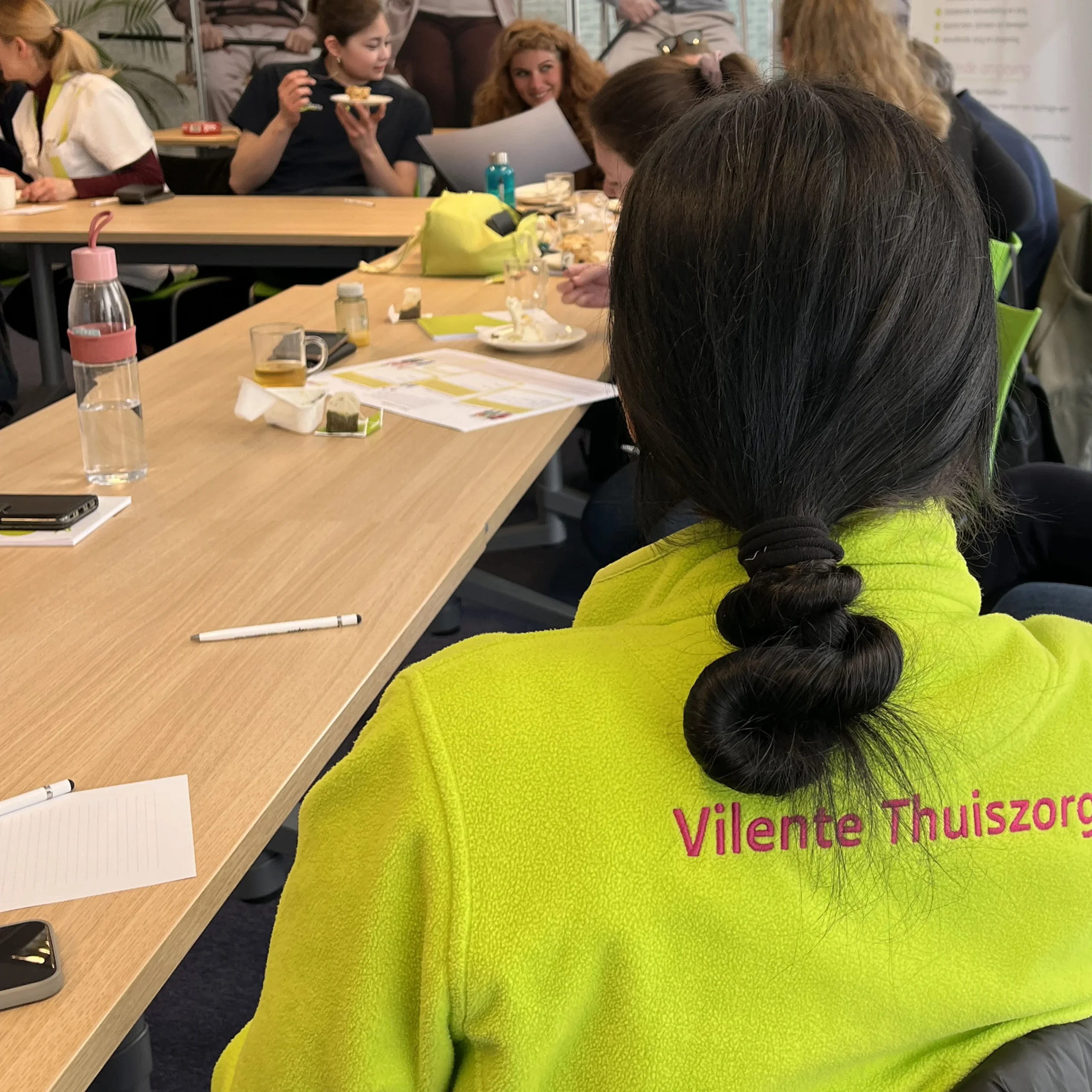 Co-creatieve sessie met werknemers van Vilente.