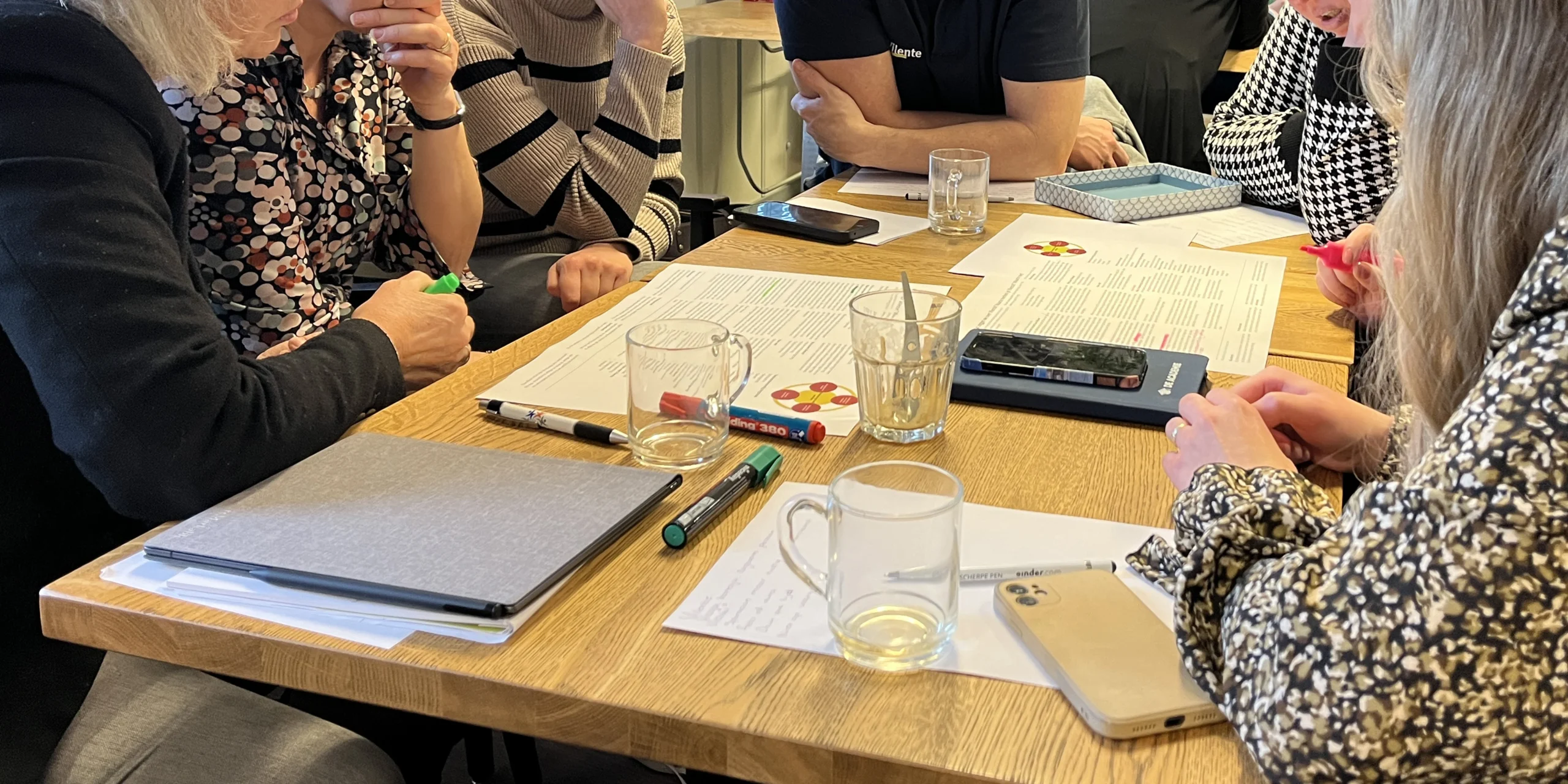 Co-creatieve sessie met werknemers van Vilente.